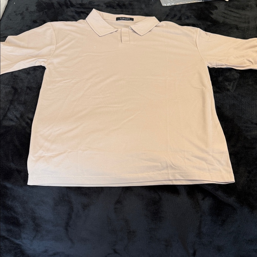 Perry Ellis Men's Cream Polo Shirt